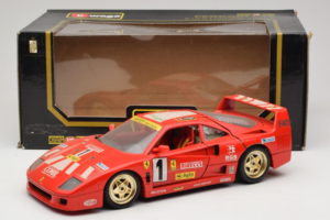 Ferrari F40 Evoluzione #1 Pirelli Agip Red with Gold Wheels 1992 Bburago 1:18 3042-P2 Diecast - image 8 of 8