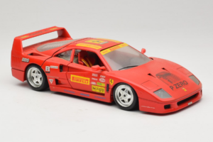 Ferrari F40 Pirelli BBS Red Bburago 1:18 3032-P4 Diecast - image 6 of 8