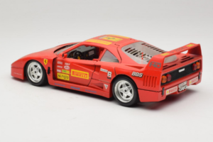 Ferrari F40 Pirelli BBS Red Bburago 1:18 3032-P4 Diecast - image 7 of 8