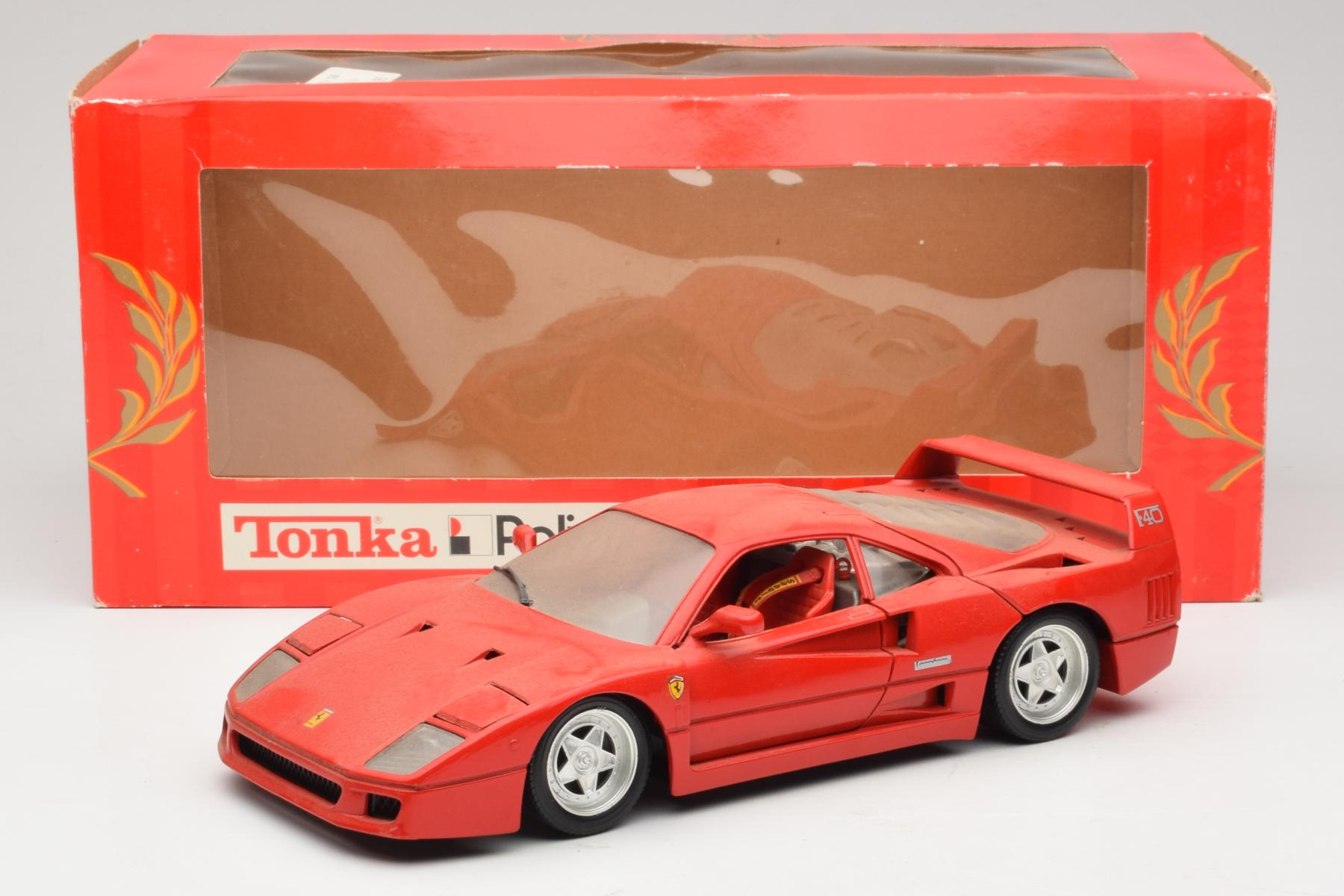 【レア】Ferrari 1/18 F40 TONKA フェラーリ Tonka Ferrari F40 1:18 Red Diecast Supercar