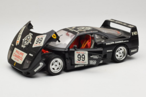 Ferrari F40 Seco #99 Lesseps / Charriol / Balandras Black Bburago 1:18 3032-B3 Diecast - image 2 of 8