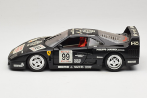Ferrari F40 Seco #99 Lesseps / Charriol / Balandras Black Bburago 1:18 3032-B3 Diecast - image 4 of 8