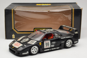 Ferrari F40 Seco #99 Lesseps / Charriol / Balandras Black Bburago 1:18 3032-B3 Diecast - image 8 of 8