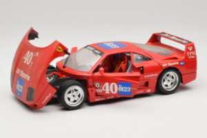 Ferrari F40 #40 the0123 Red 1987 Bburago 1:18 3332-P5 Diecast - image 2 of 8
