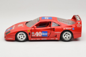 Ferrari F40 #40 the0123 Red 1987 Bburago 1:18 3332-P5 Diecast - image 4 of 8