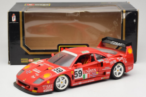 Ferrari F40 LM Unisys #59 Ota / P. Nappi / R. Donovan 24 Hours of Le Mans 1996 Bburago 1:18 3032-U1 Diecast - image 8 of 8