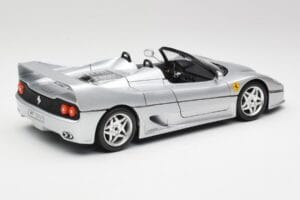 Ferrari F50 Cabriolet Silver Bburago 1:18 3372 Diecast - image 3 of 8