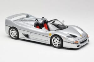 Ferrari F50 Cabriolet Silver Bburago 1:18 3372 Diecast - image 6 of 8