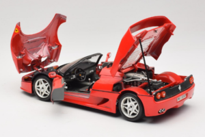 Ferrari F50 Convertible 50 Jahre Ferrari 24 Jahre Bburago FMC Red Bburago 1:18 3352-P1 Diecast - image 5 of 8