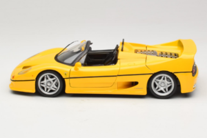 Ferrari F50 Convertible Shell Yellow Maisto 1:18 3076-Y2 Diecast - image 4 of 8