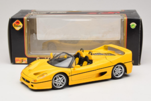 Ferrari F50 Convertible Shell Yellow Maisto 1:18 3076-Y2 Diecast - image 8 of 8