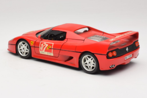 Ferrari F50 Coupe #50 50 Jahre Ferrari Red Bburago 1:18 3352-P2 Diecast - image 7 of 8