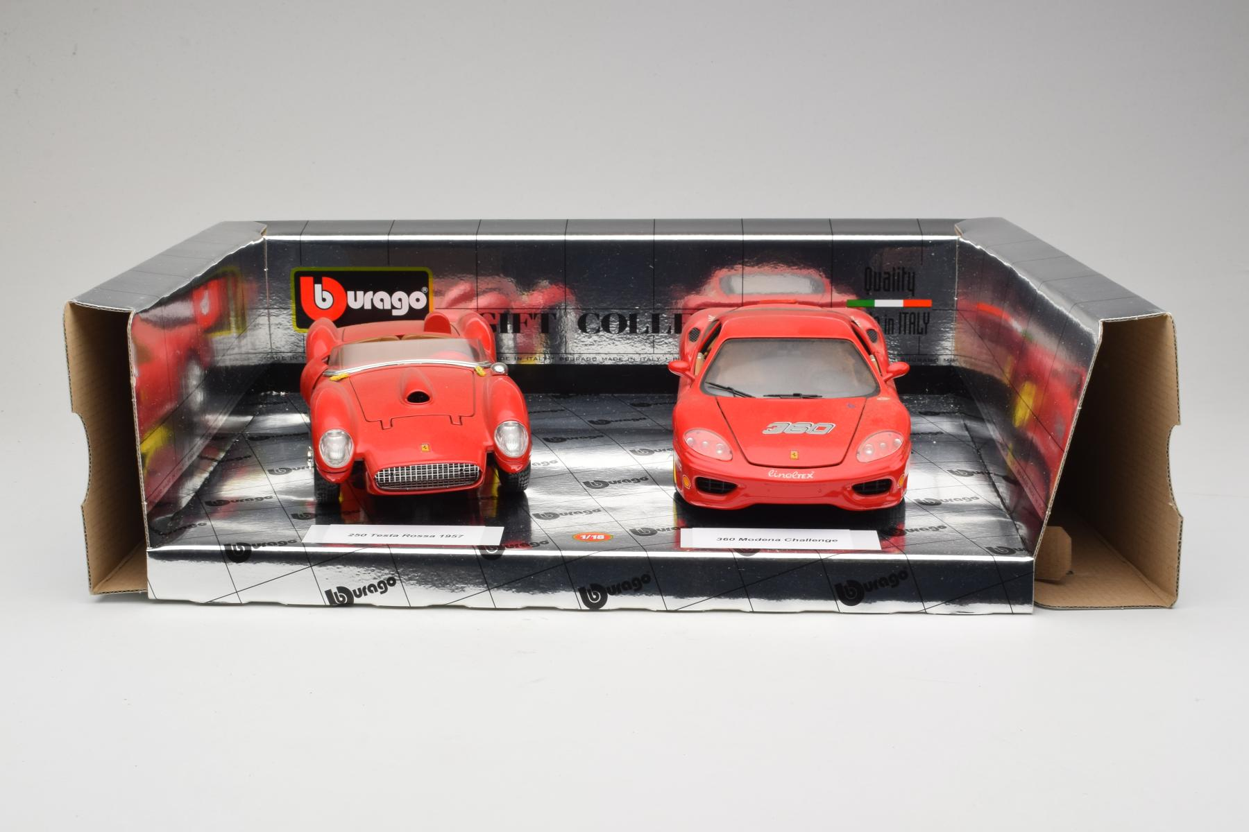 Bburago Ferrari 250 Testa Rossa 360 Modena Set