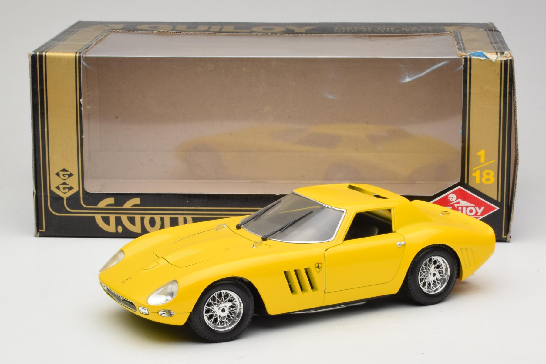 Guiloy Ferrari 250 GTO 1:18 Diecast Yellow 1964