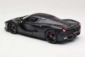 Ferrari LaFerrari F150 Matte Black Bburago 1:18 18-16901BK Diecast - image 7 of 8