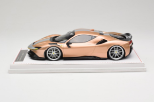 Ferrari SF90 Novitec Gold Silver Stripe IVY Merit 1:18 REMC028 Resin