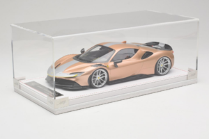 Ferrari SF90 Novitec Gold Silver Stripe IVY Merit 1:18 REMC028 Resin - image 6 of 7