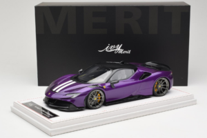 Ferrari SF90 Stradale Novitec Purple Metallic IVY Merit 1:18 REMC021 Resin - image 7 of 7