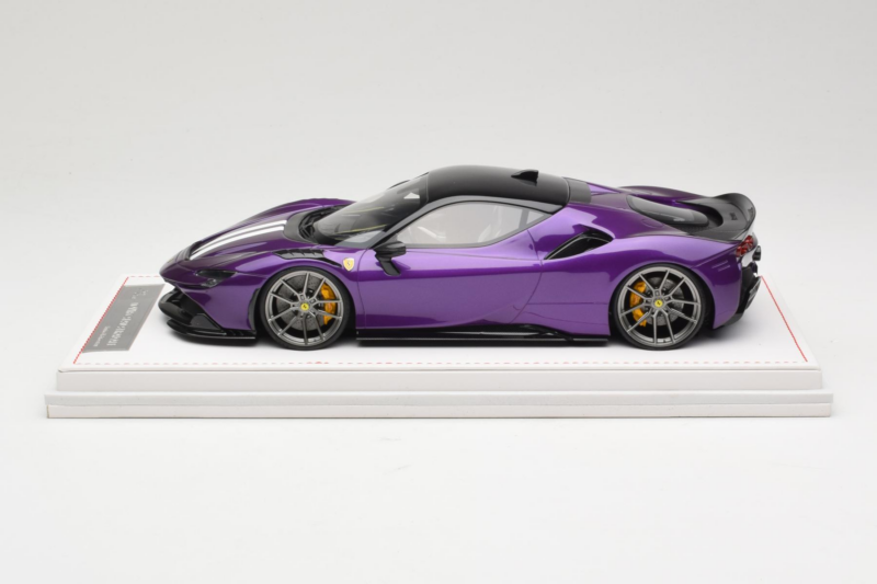 Ferrari SF90 Stradale Novitec Purple Metallic IVY Merit 1:18 Ferrari SF90 Stradale Novitec Purple Metallic IVY Merit 1:18 REMC021 Resin