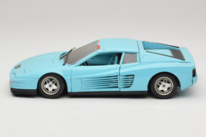 Ferrari Testarossa Borsenmodell 1997 Limited Edition Blue Bburago 1:18 B002 Diecast - image 4 of 8