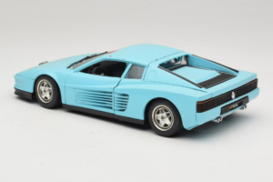 Ferrari Testarossa Borsenmodell 1997 Limited Edition Blue Bburago 1:18 B002 Diecast - image 7 of 8