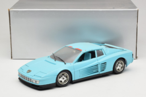 Ferrari Testarossa Borsenmodell 1997 Limited Edition Blue Bburago 1:18 B002 Diecast - image 8 of 8