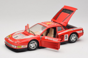 Ferrari Testarossa Brummel #5 Red 1984 Bburago 1:18 3004-P1 Diecast - image 2 of 8