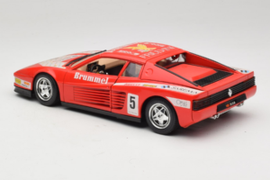 Ferrari Testarossa Brummel #5 Red 1984 Bburago 1:18 3004-P1 Diecast - image 7 of 8