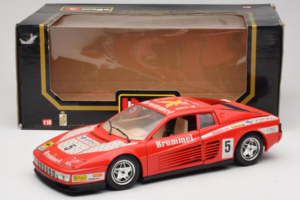 Ferrari Testarossa Brummel #5 Red 1984 Bburago 1:18 3004-P1 Diecast - image 8 of 8
