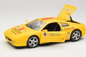 Ferrari F355 Berlinetta Racing Yellow Solido 1:18 9009-Y1 Diecast - image 2 of 8