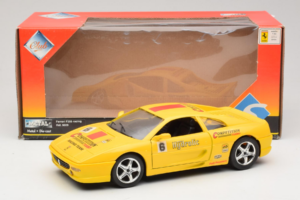 Ferrari F355 Berlinetta Racing Yellow Solido 1:18 9009-Y1 Diecast - image 8 of 8