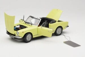 Fiat 124 Spider BS1 Yellow Sun Star 1:18 4921 Diecast - image 2 of 8