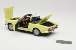 Fiat 124 Spider BS1 Yellow Sun Star 1:18 4921 Diecast - image 5 of 8