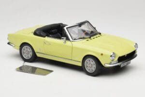 Fiat 124 Spider BS1 Yellow Sun Star 1:18 4921 Diecast - image 6 of 8