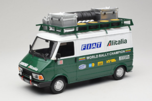 Fiat 242 Alitalia Rally Team Assistance With Trailer 1978 IXO 1:18 18CMC027WX Diecast - image 2 of 7
