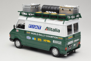 Fiat 242 Alitalia Rally Team Assistance With Trailer 1978 IXO 1:18 18CMC027WX Diecast - image 6 of 7