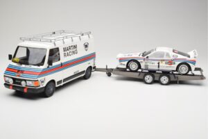 Fiat 242 & Lancia 037 Group B #1 W. Rohrl / C. Geistdorfer Rally Monte Carlo 1983 Otto 1:18 OT360 Resin - image 7 of 7