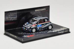 Fiat 500 #168 Engstler Motorsport Freke / Friberg / Naumann 24 Hours Nurburgring 2008 Minichamps 1:43 437081268 Diecast - image 2 of 4