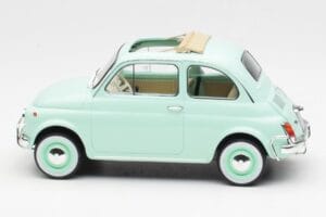 Fiat 500L Pastel Blue Norev 1:18 187777 Diecast - image 3 of 6