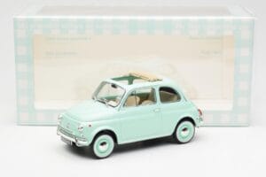 Fiat 500L Pastel Blue Norev 1:18 187777 Diecast - image 6 of 6