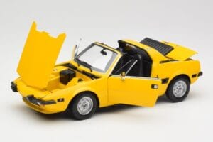 Fiat X1/9 Yellow Minichamps 1:18 100121664 Diecast - image 2 of 8