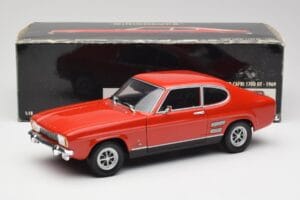 Ford Capri Mk1 1700 GT Red Minichamps 1:18 180089001 Diecast - image 8 of 8