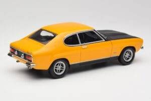 Ford Capri 2600 RS Signal Yellow With Black Minichamps 1:18 180089070 Diecast - image 3 of 8