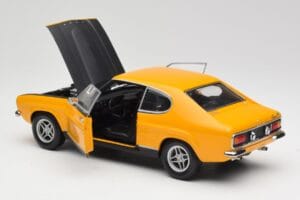 Ford Capri 2600 RS Signal Yellow With Black Minichamps 1:18 180089070 Diecast - image 5 of 8