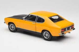 Ford Capri 2600 RS Signal Yellow With Black Minichamps 1:18 180089070 Diecast - image 7 of 8