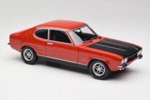 Ford Capri Mk1 RS 2600 Red & Black Minichamps 1:18 150089076 Diecast - image 6 of 8