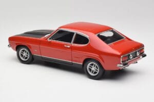 Ford Capri Mk1 RS 2600 Red & Black Minichamps 1:18 150089076 Diecast - image 7 of 8