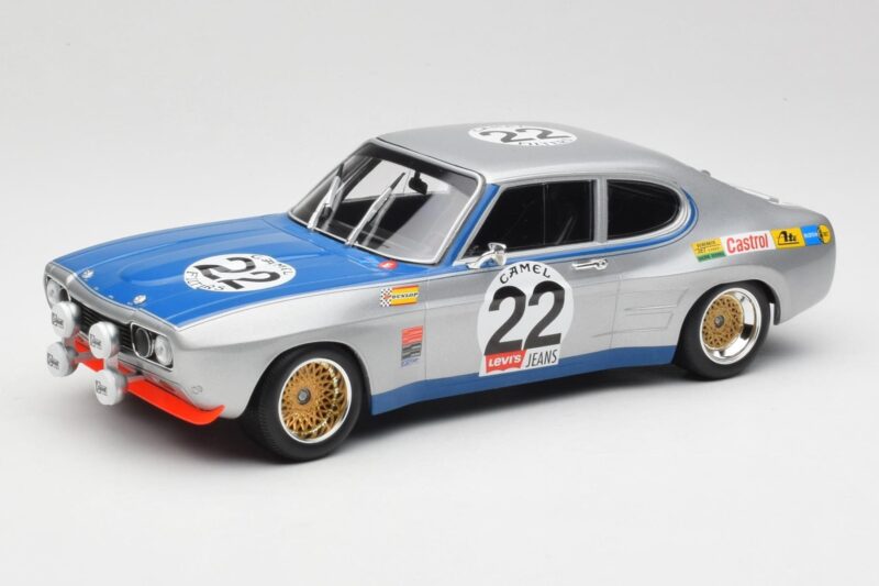 Ford Capri Mk1 RS 2600 #22 Ford Koln D. Glemser / A. Soler-Roig Winners 24 Hours of Spa 1971 Minichamps 1:18 155718522 Diecas