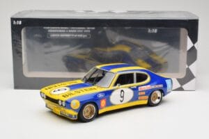 Ford Capri Mk1 RS 2600 #9 K. Fritzinger / H. Heyer Team Europa Möbel 6 Hours of Nürburgring ETCC 1973 Minichamps 1:18 1557385 - image 6 of 6