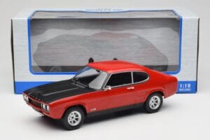 Ford Capri Mk1 RS 2600 Red with Black Hood MCG 1:18 MCG18538 Diecast - image 6 of 6